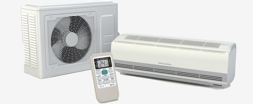 Le système classique de climatisation : pack bloc, split et télécommande